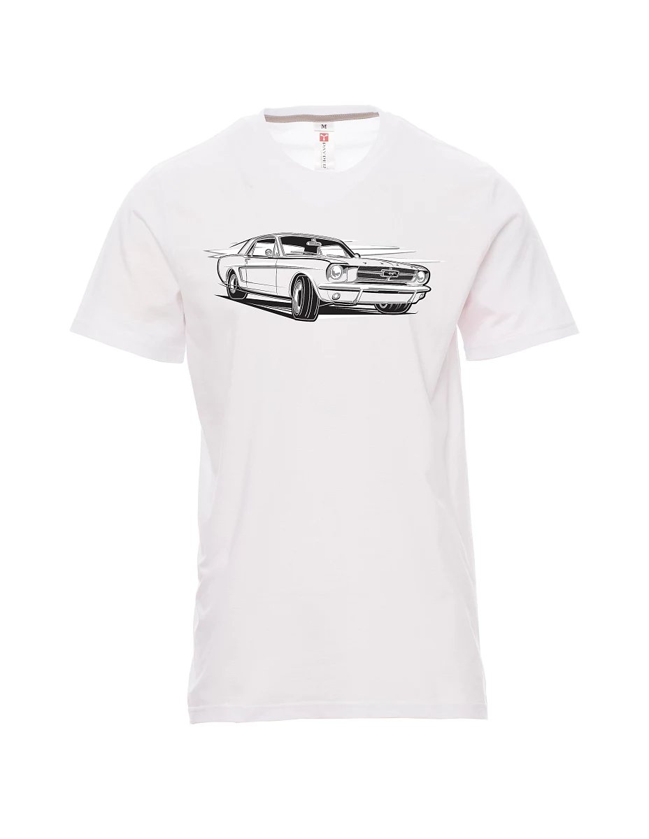 Męski t-shirt biały Mustang