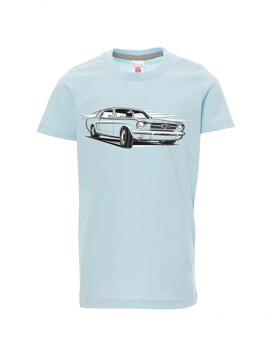 Dziecięcy t-shirt niebieski Mustang