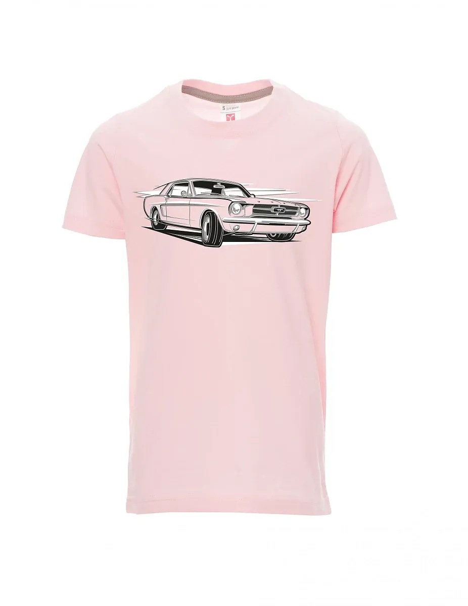 Dziecięcy t-shirt jasno różowy Mustang