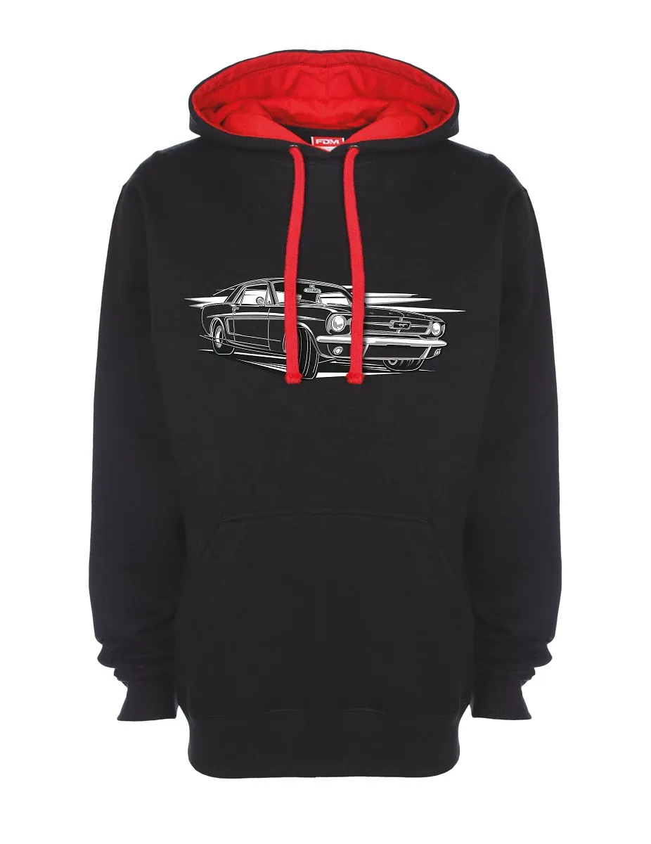 Bluza czerwono-czarna Mustang