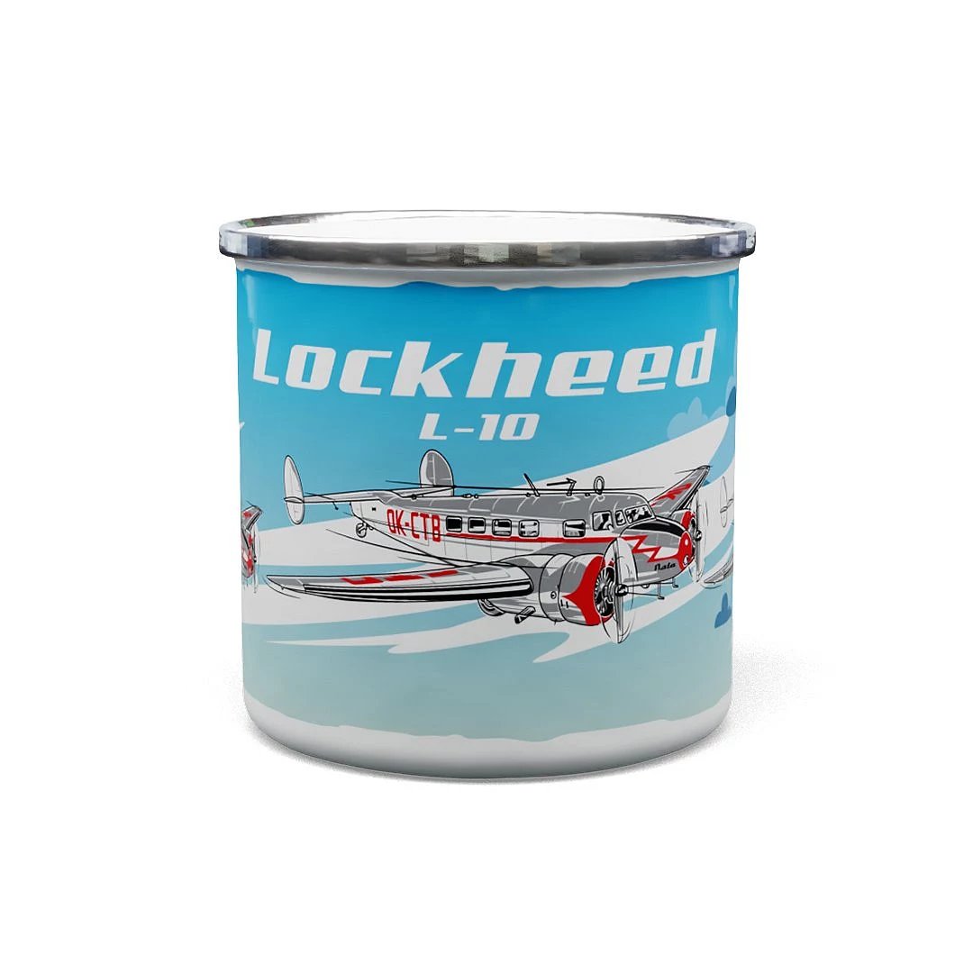 Kubek emaliowany Lockheed L-10 330 ml