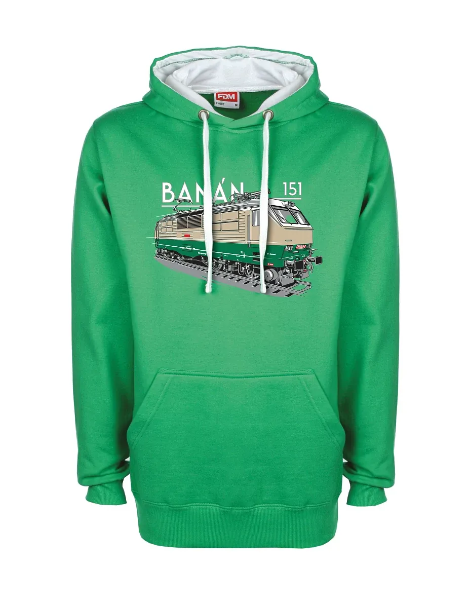 Bluza biało-zielona Lokomotywa elektryczna 151 "banan"