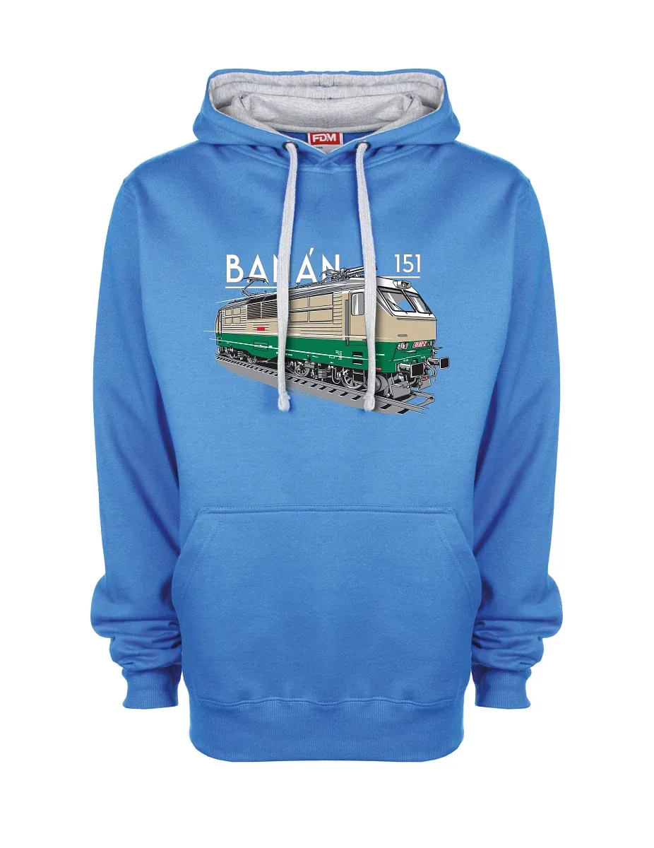 Bluza szaro-niebieska Lokomotywa elektryczna 151 "banan"
