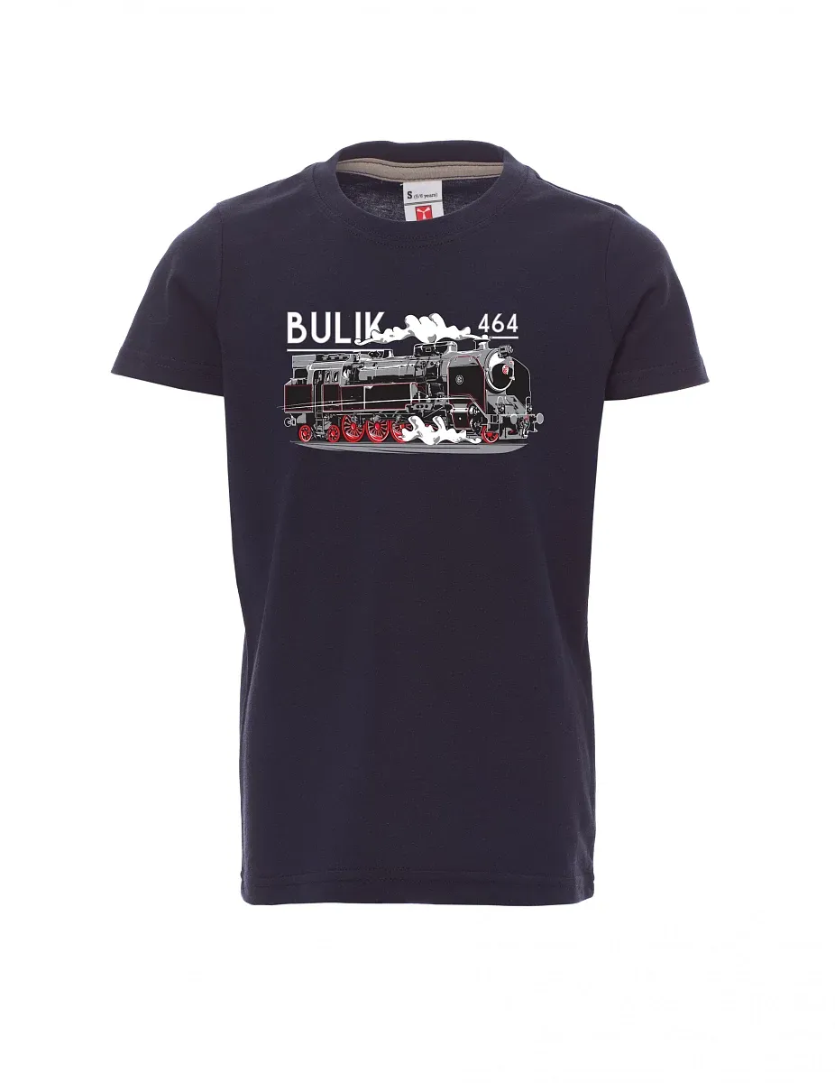 Dziecięcy t-shirt navy Lokomotywa 464