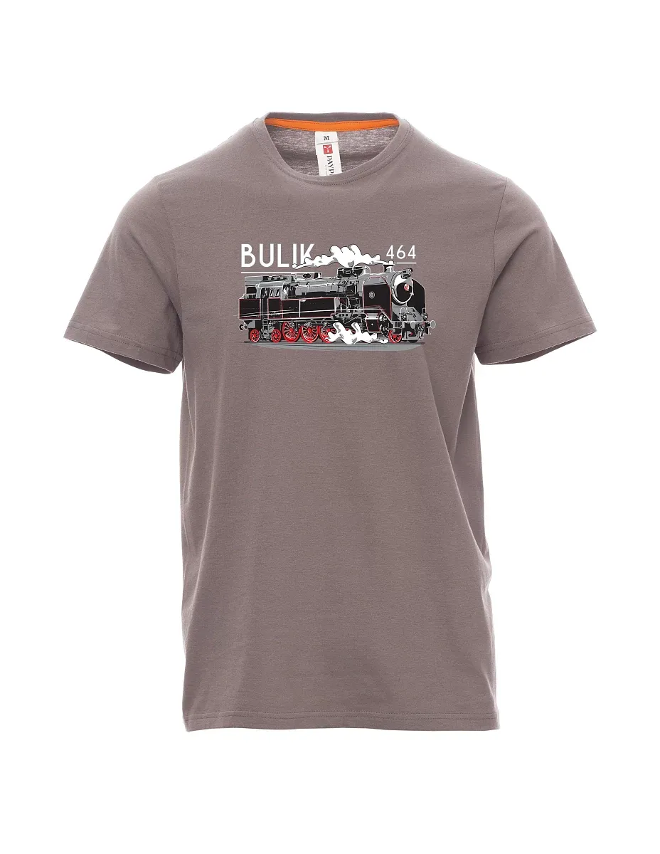 Męski t-shirt stalowa szarość Lokomotywa 464