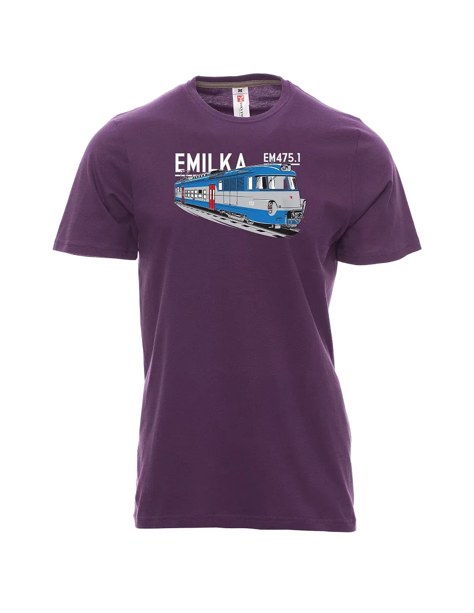 Męski t-shirt purpurowy Agregaty elektryczne 475,1