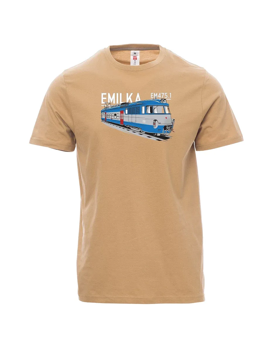 Męski t-shirt brązowy Agregaty elektryczne 475,1