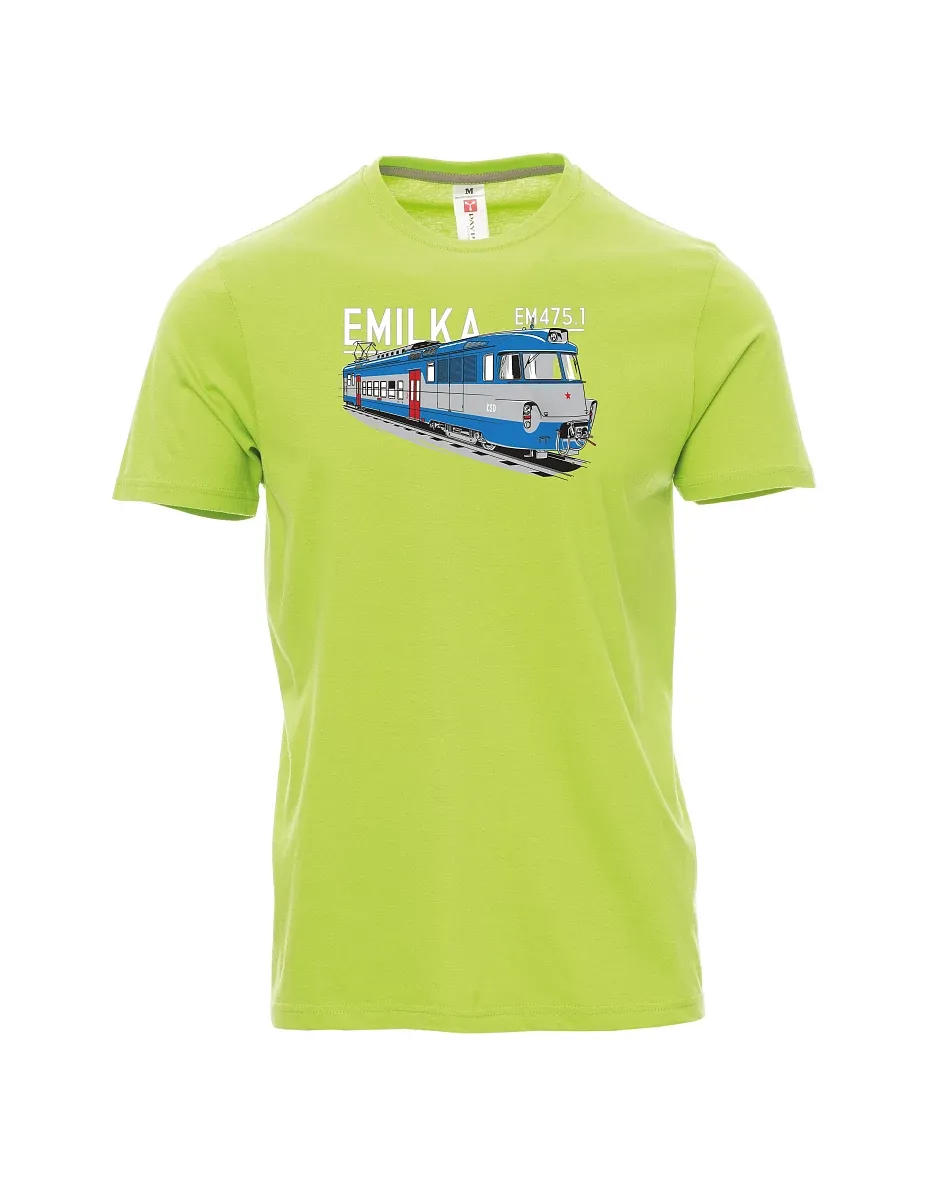 Męski t-shirt jasno zielony Agregaty elektryczne 475,1
