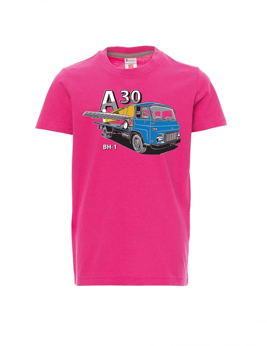 Dziecięcy t-shirt różowy Avia A30 a samolot BH - 1