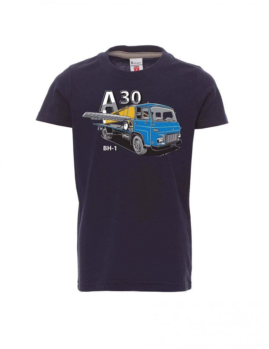 Dziecięcy t-shirt navy Avia A30 a samolot BH - 1