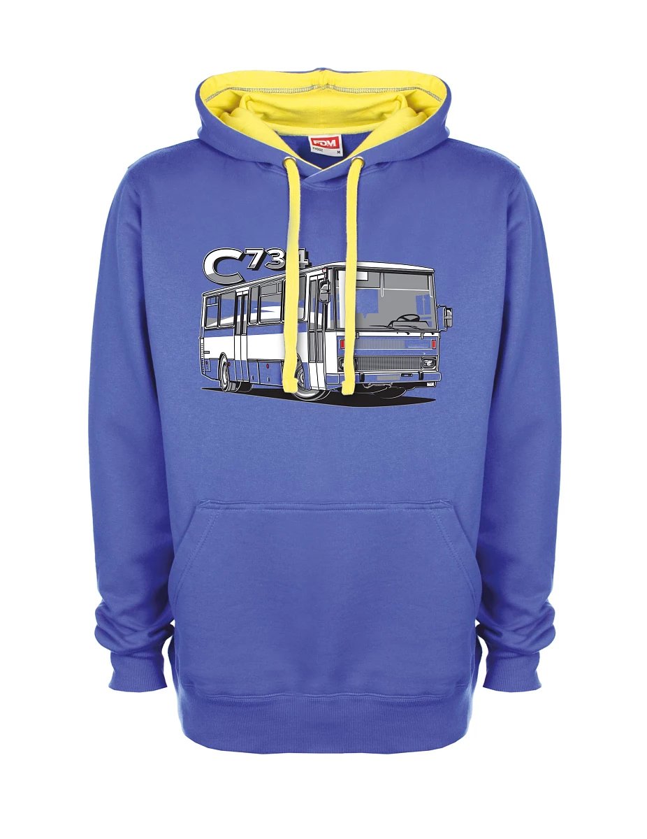 Bluza żółto-niebieska autobus C734