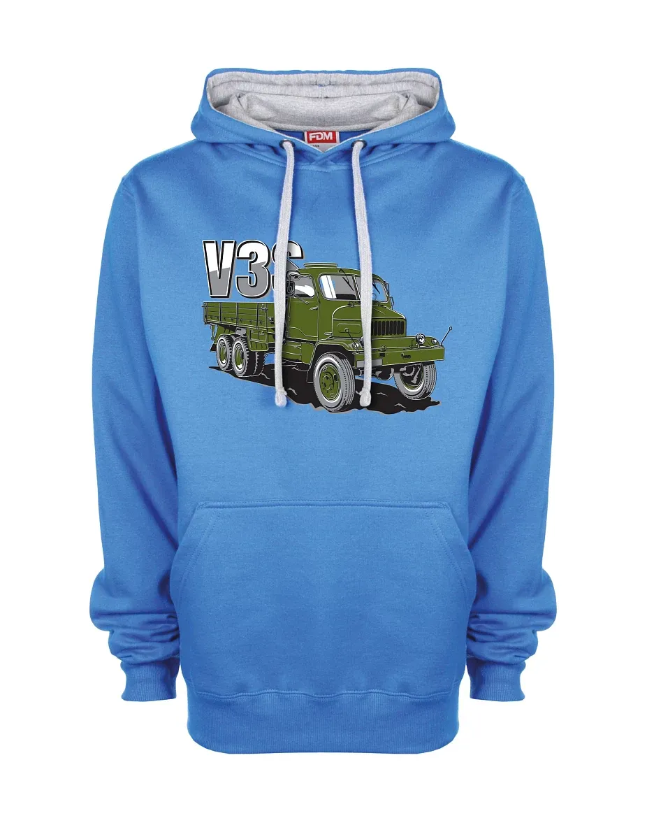 Bluza szaro-niebieska Ciężarówka V3S Ciężarówka z platformą