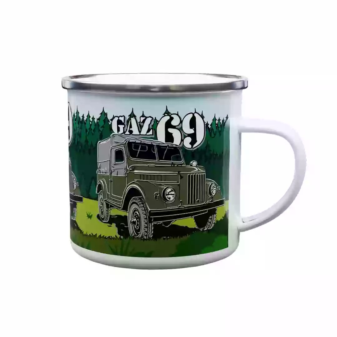 Kubek emaliowany GAZ 69 330 ml