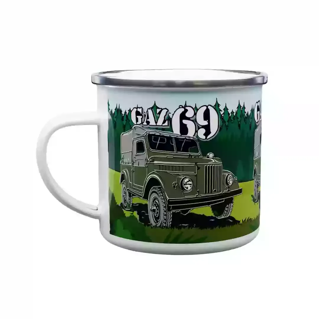 Kubek emaliowany GAZ 69 330 ml