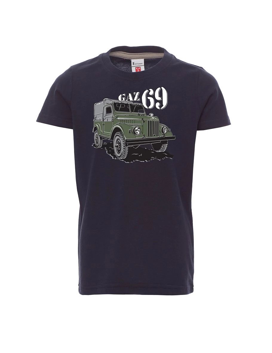 Dziecięcy t-shirt navy GAZ 69