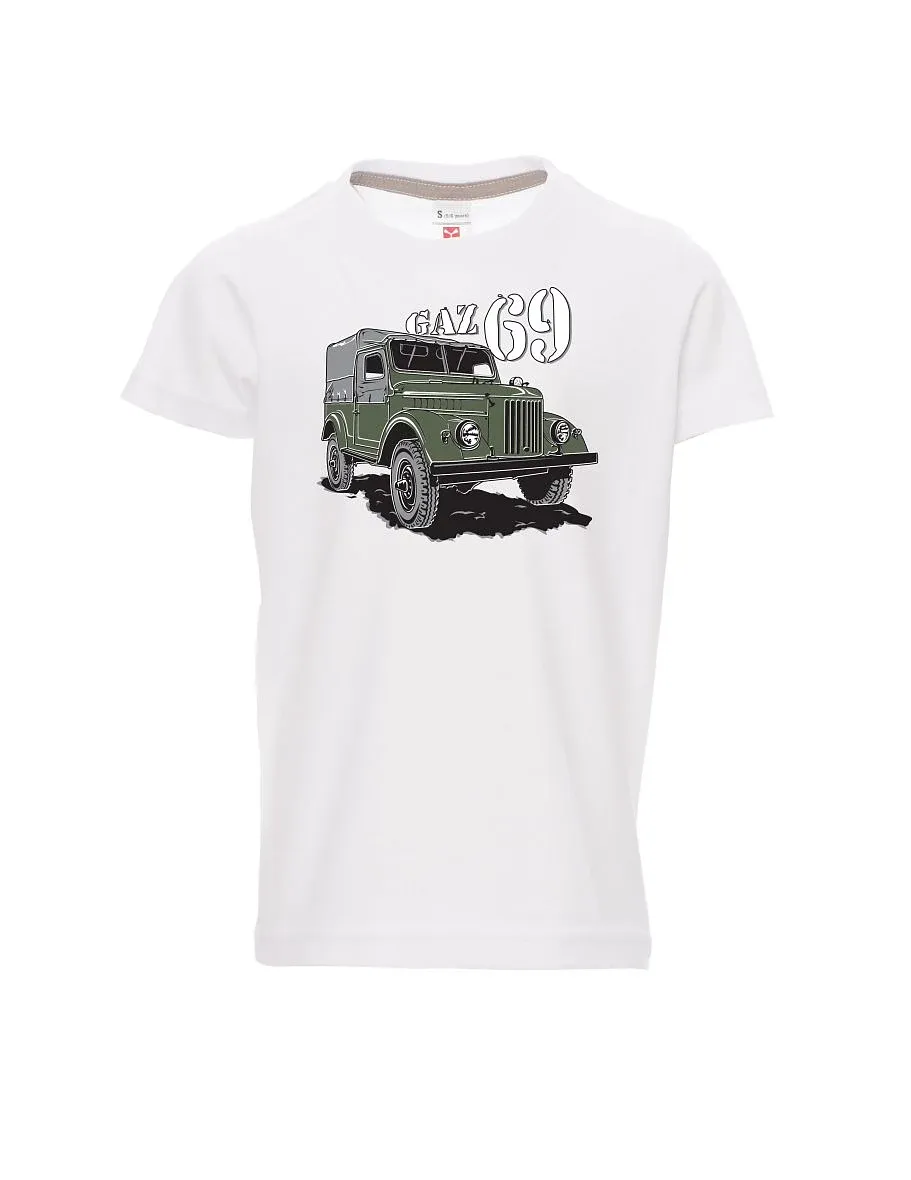 Dziecięcy t-shirt biały GAZ 69