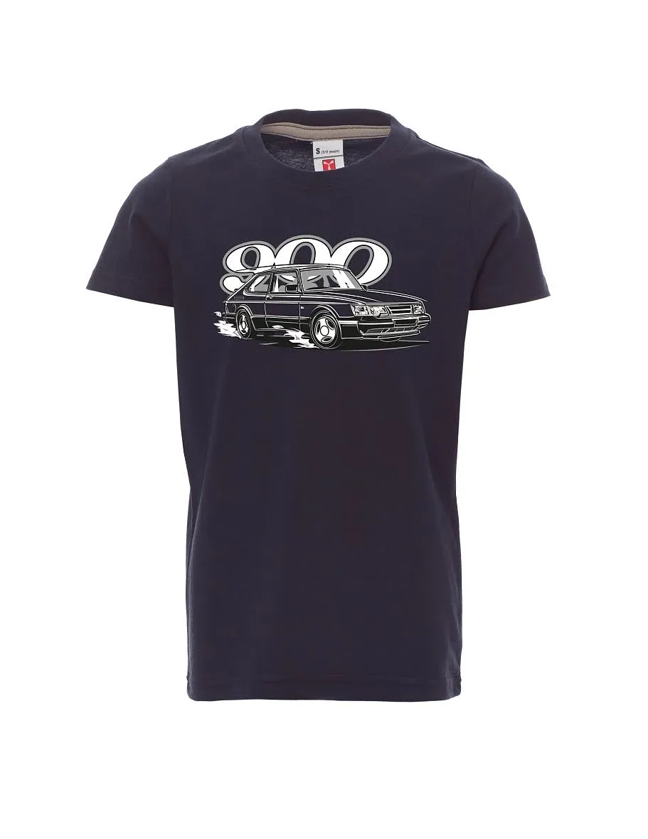 Dziecięcy t-shirt navy Saabo 900