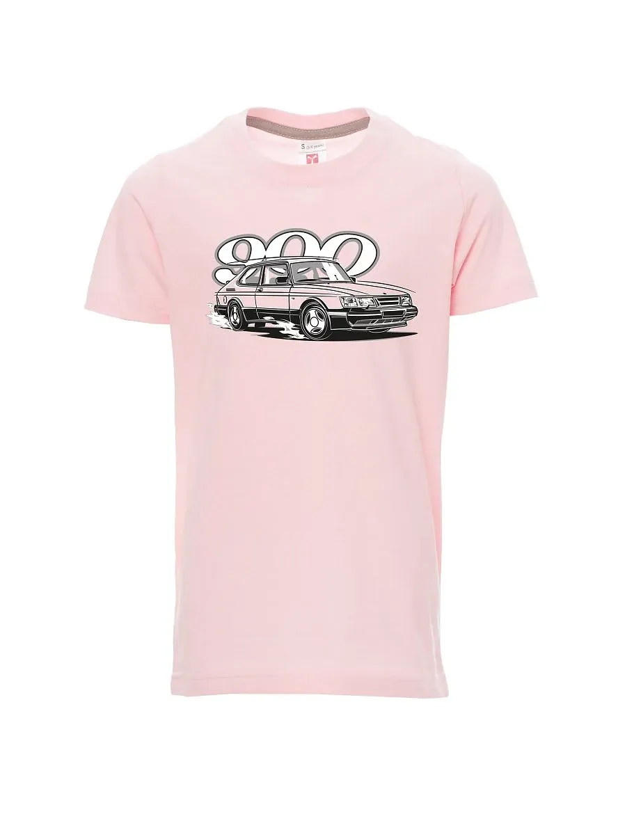 Dziecięcy t-shirt jasno różowy Saabo 900