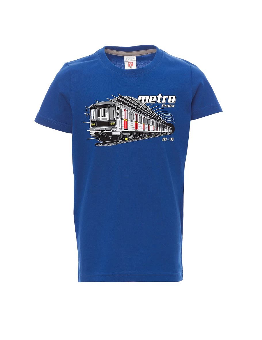 Dziecięcy t-shirt niebieski Metro 81-71