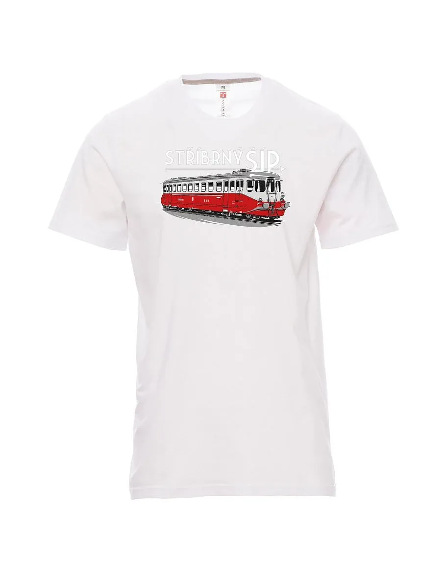 Męski t-shirt biały Srebrna strzała M 260 001