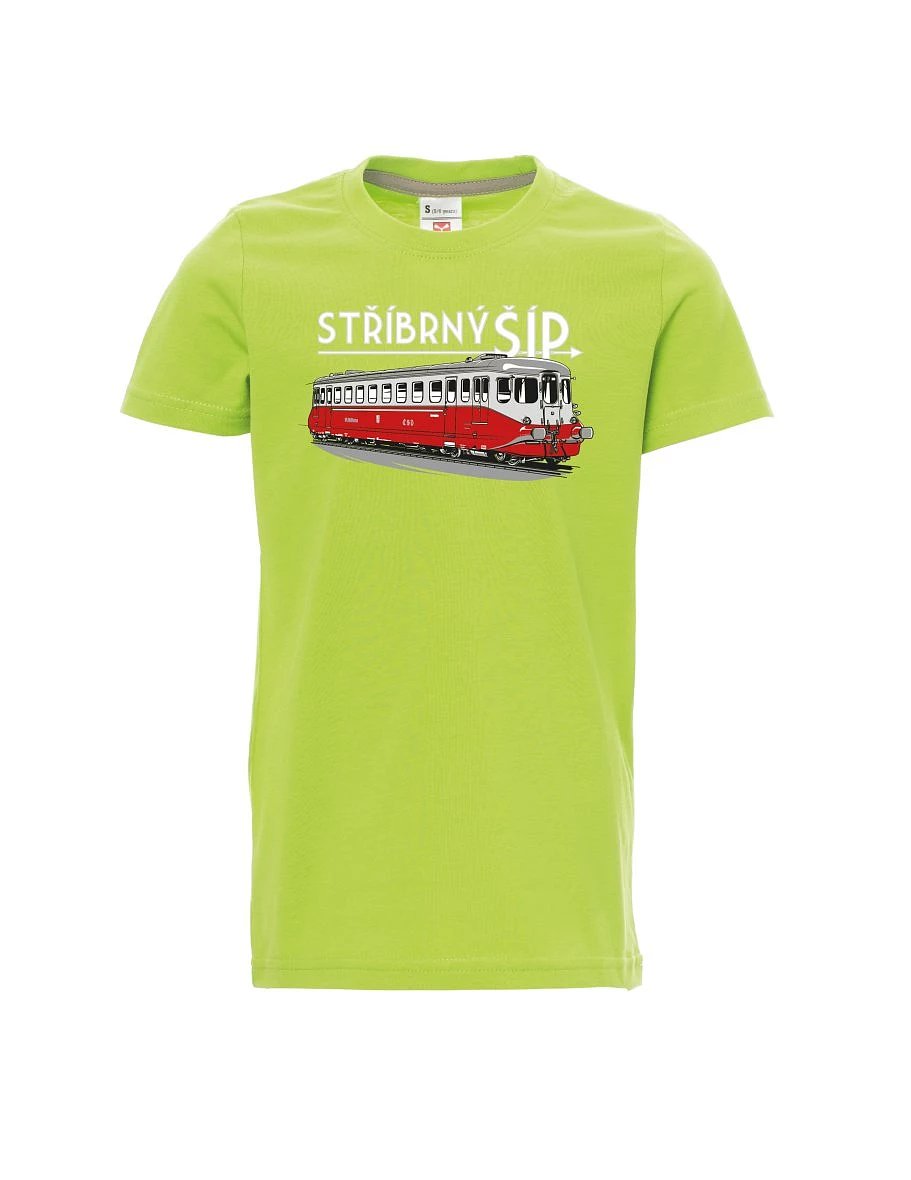 Dziecięcy t-shirt jasno zielony Srebrna strzała M 260 001