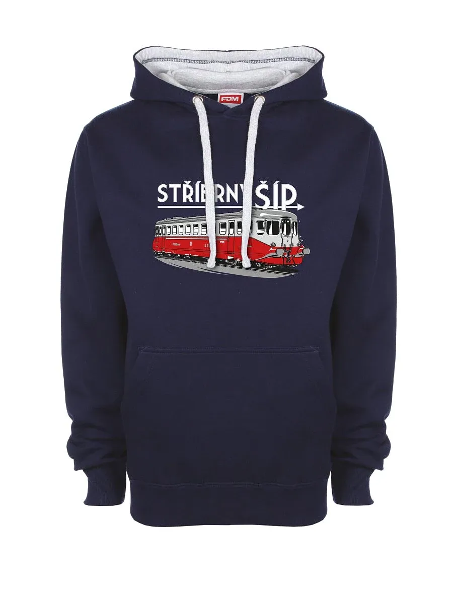 Bluza szaro-królewsko niebieska Srebrna strzała M 260 001