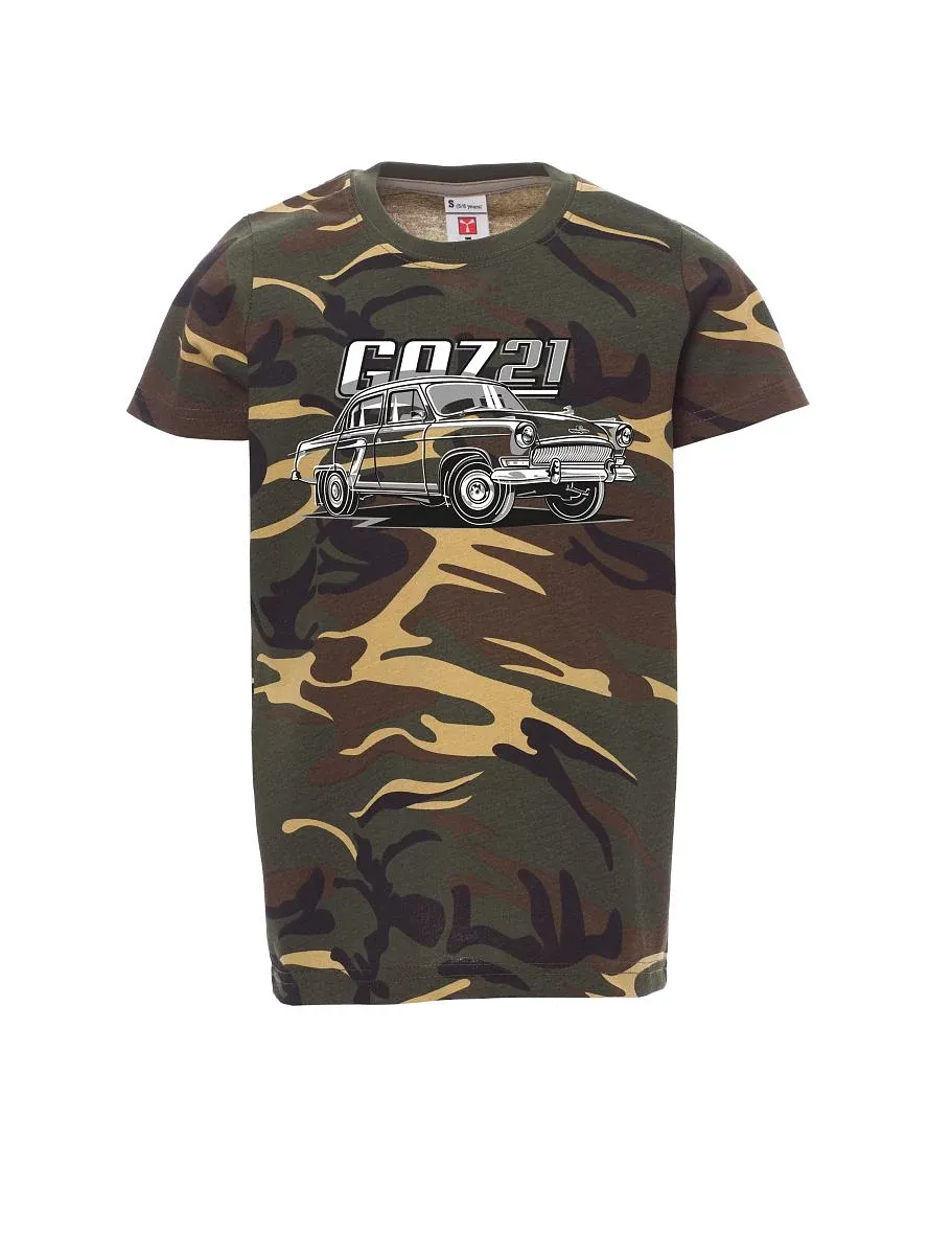 Dziecięcy t-shirt kamufla GAZ 21