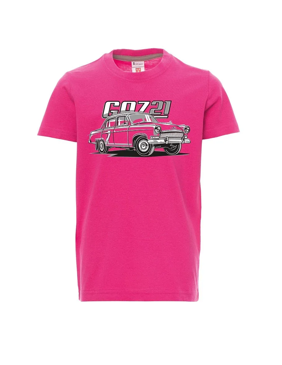 Dziecięcy t-shirt różowy GAZ 21