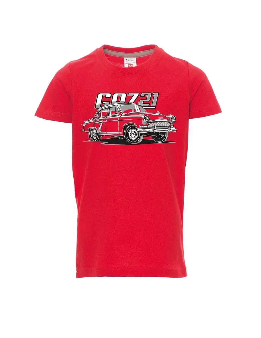 Dziecięcy t-shirt czerwony GAZ 21