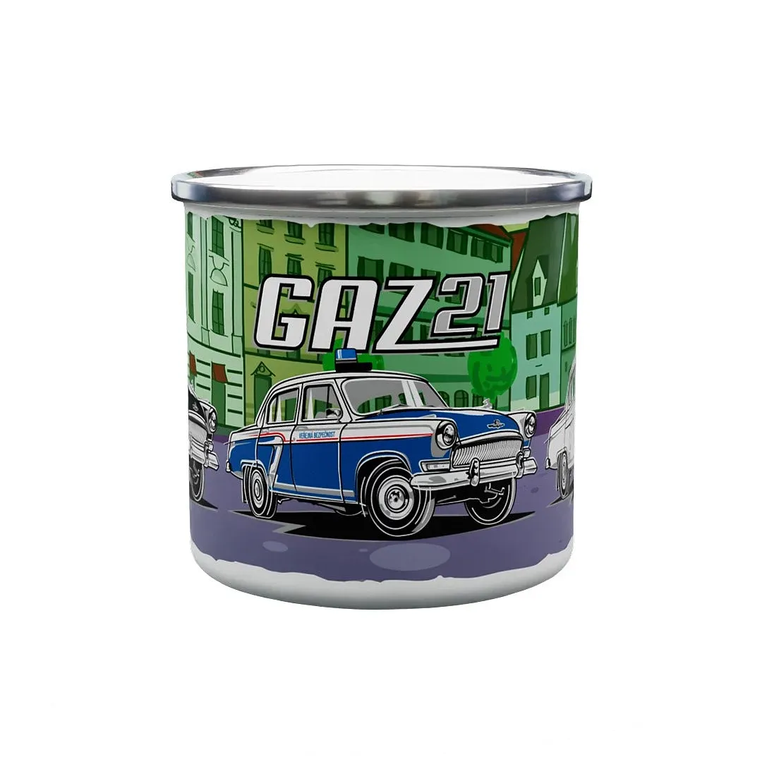Kubek emaliowany GAZ 21 330 ml