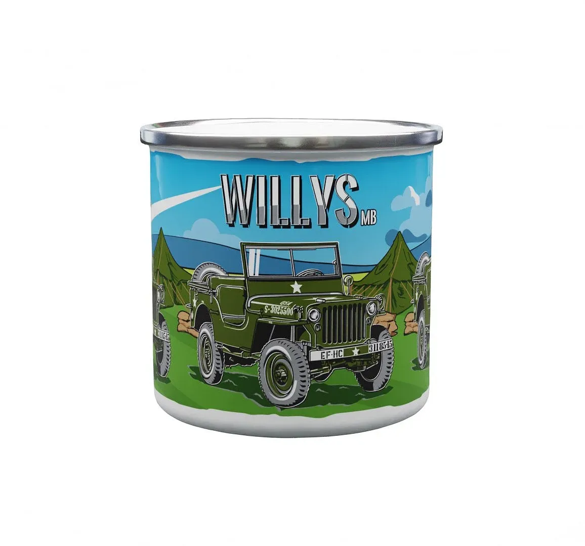 Kubek emaliowany Willys MB 330 ml