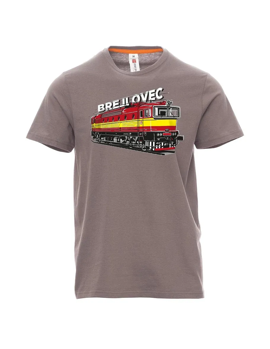 Męski t-shirt stalowa szarość Lokomotywa 753