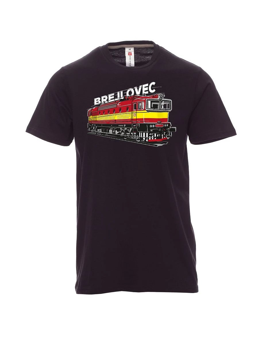 Męski t-shirt czarny Lokomotywa 753