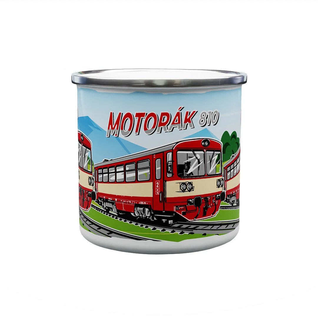 Kubek emaliowany Pociąg motorowy 810 330 ml