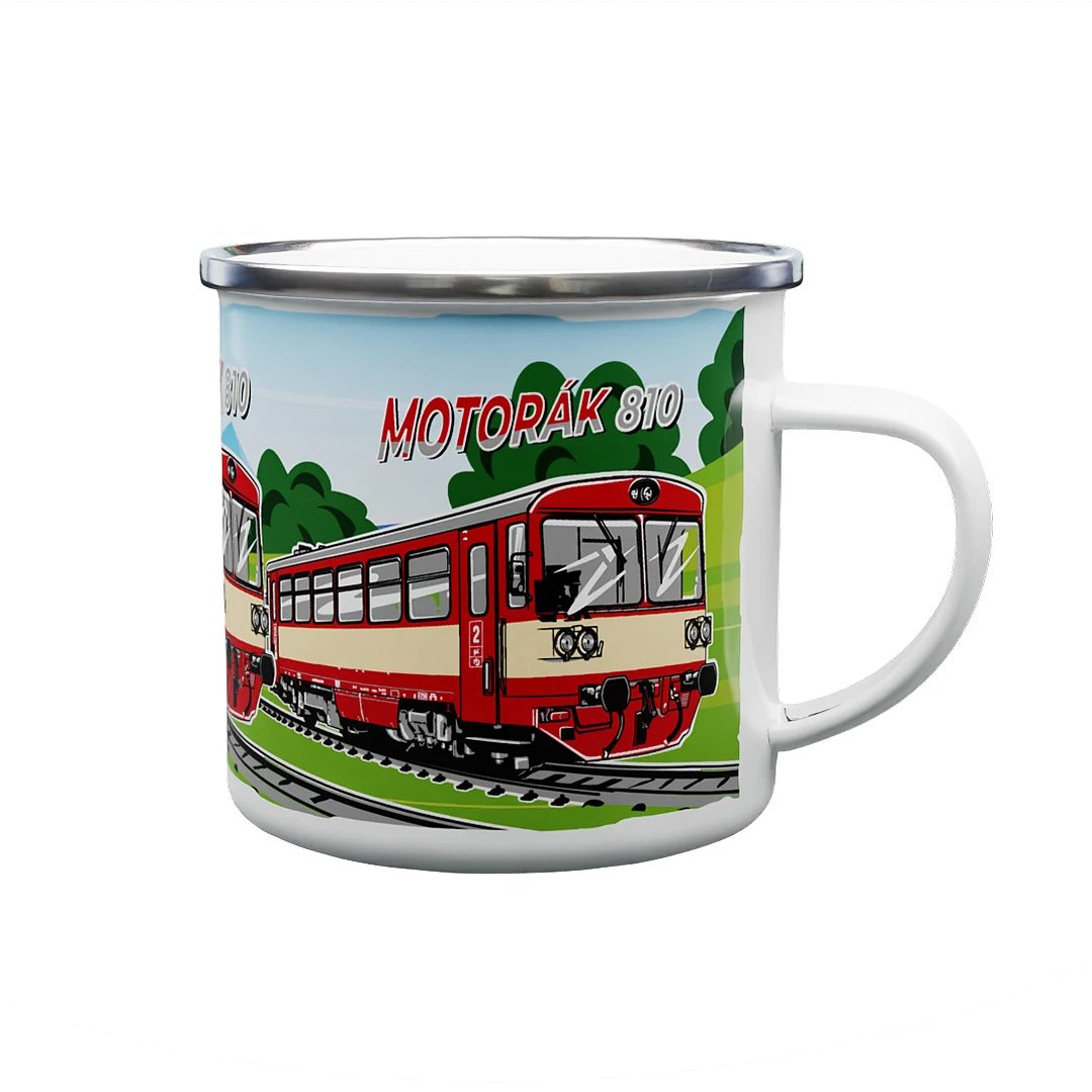 Kubek emaliowany Pociąg motorowy 810 330 ml