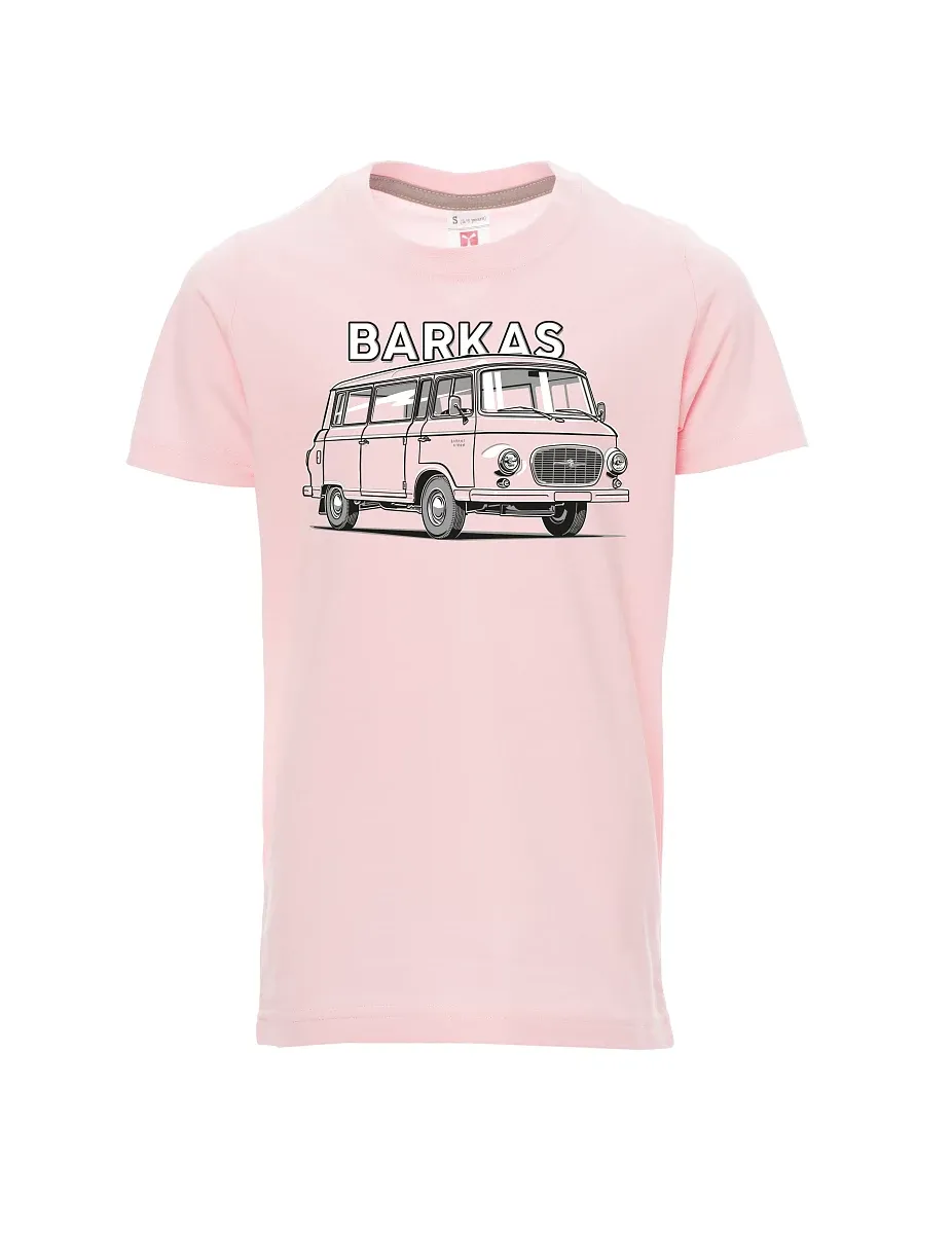 Dziecięcy t-shirt jasno różowy Barkas B1000