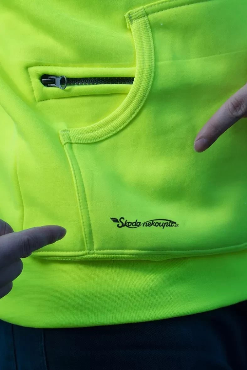 Męska bluza fluorescencyjna Lokomotywa Bardotka