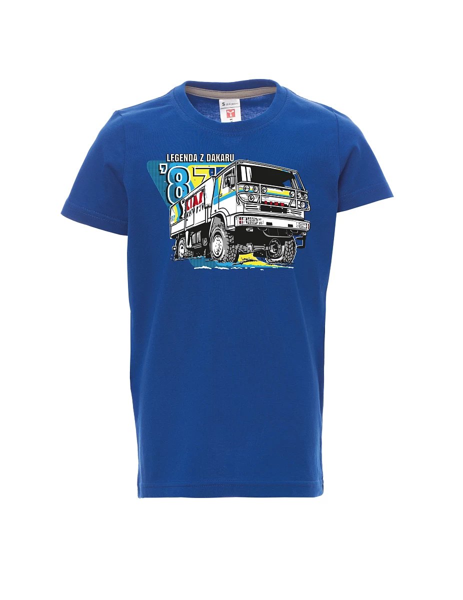 Dziecięcy t-shirt niebieski Liaz z Dakaru 1987