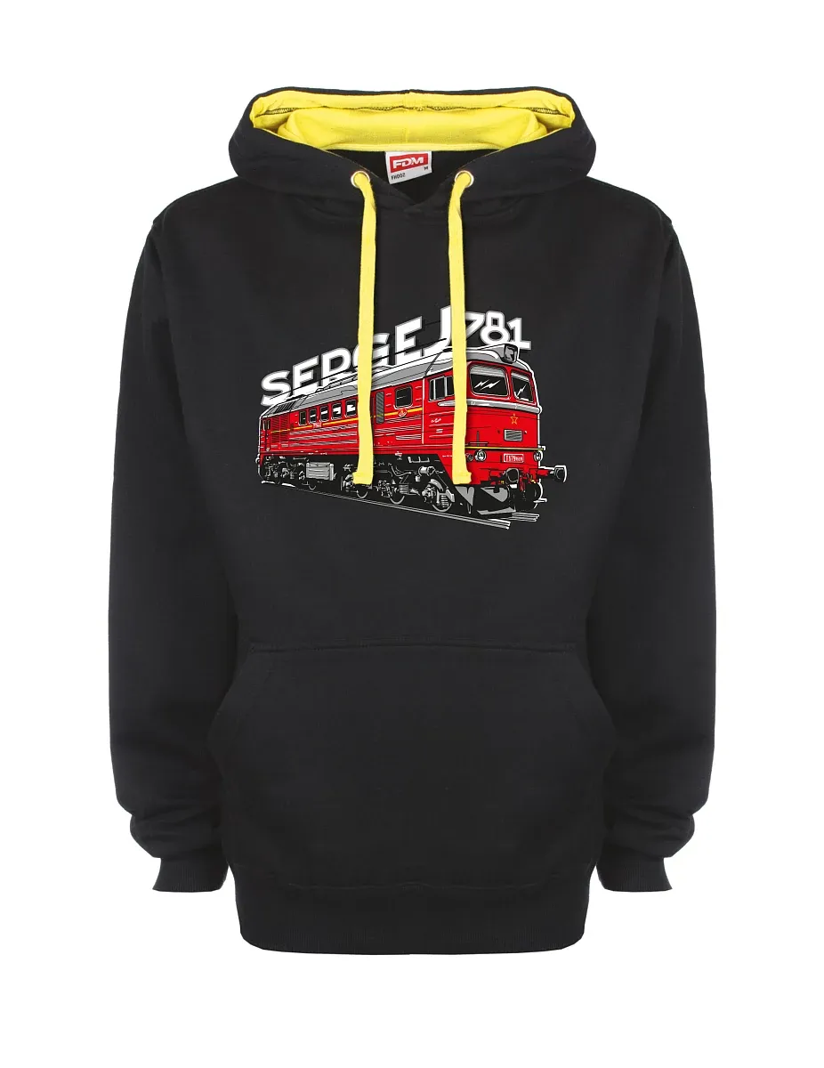 Bluza żółto -czarna Lokomotywa 781 "Sergej" (M62)