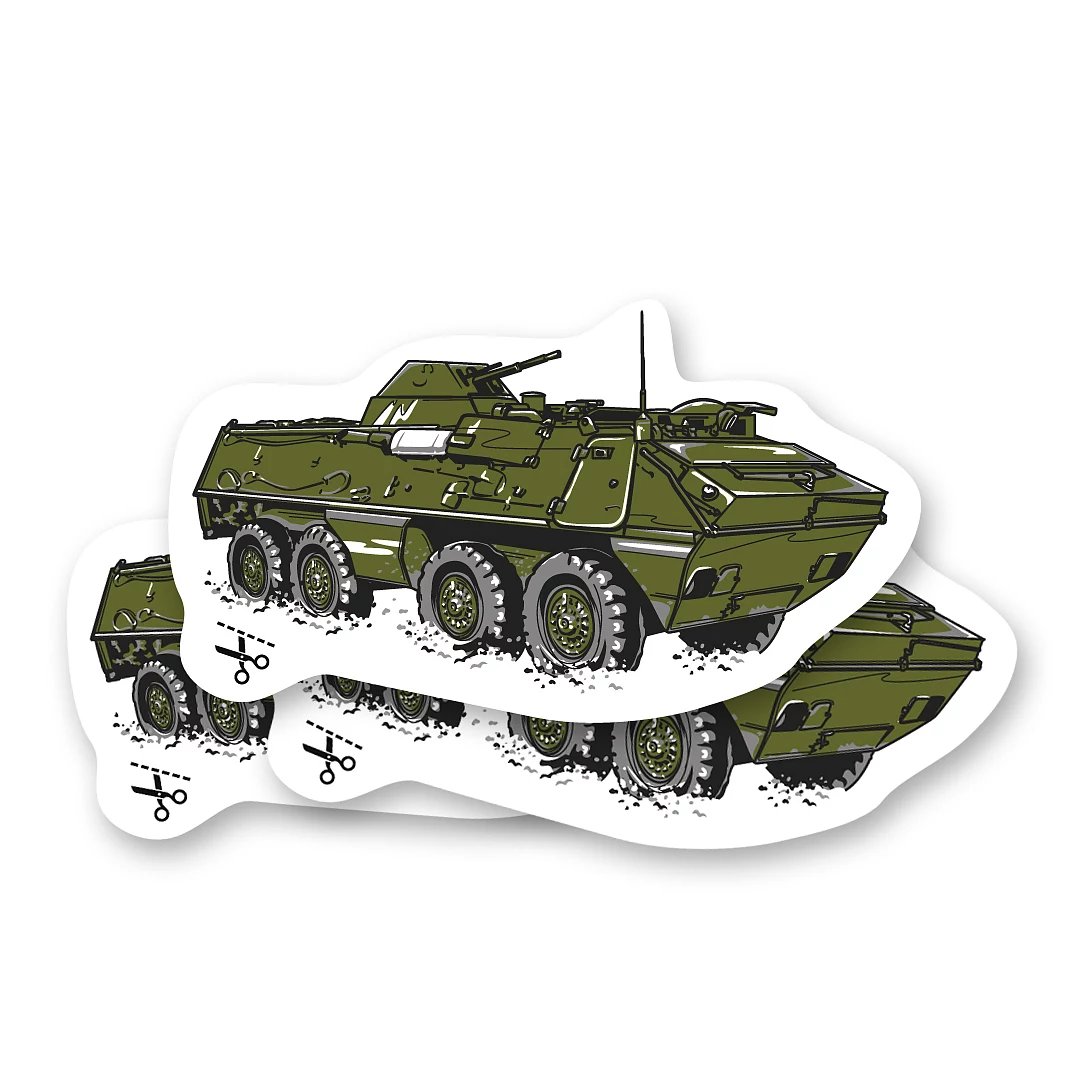 Tymczasowy tatuaż z weteranem Opancerzony Transporter 64 "SKOT"