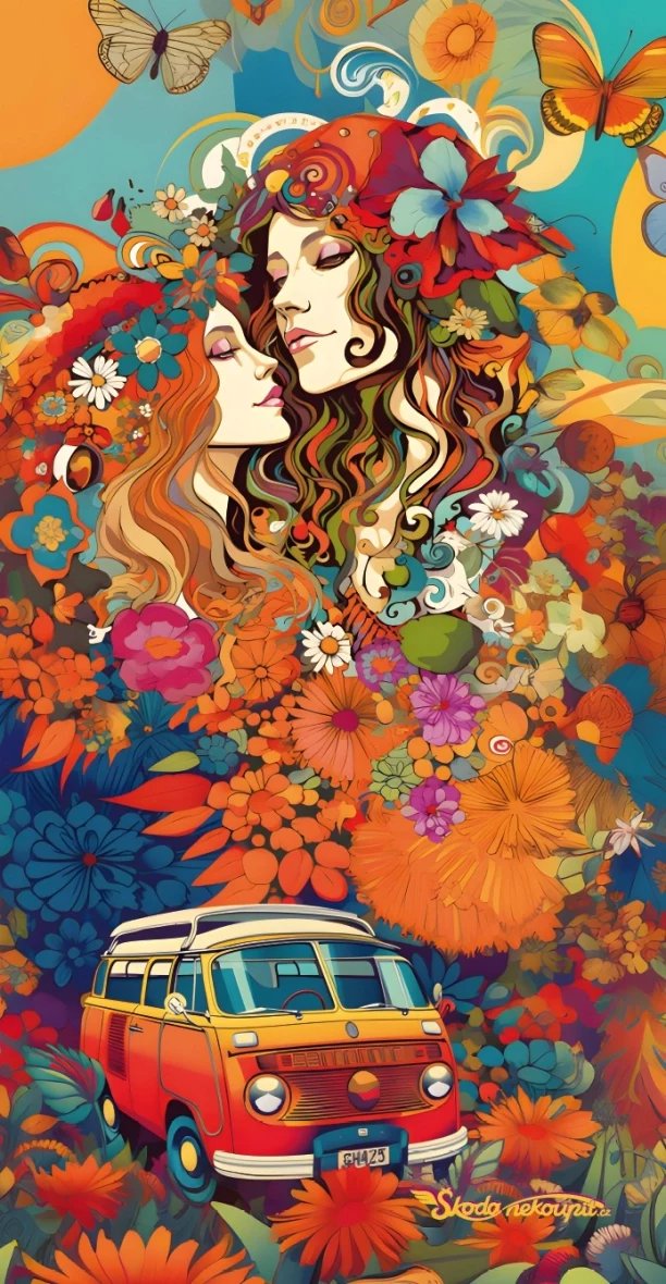 Ręcznik kąpielowy Hippie