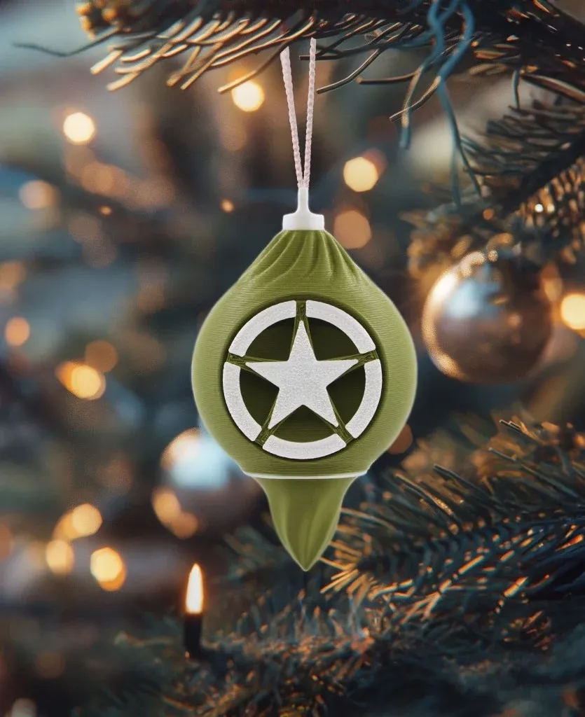 Ozdoba Świąteczna Logo US Army