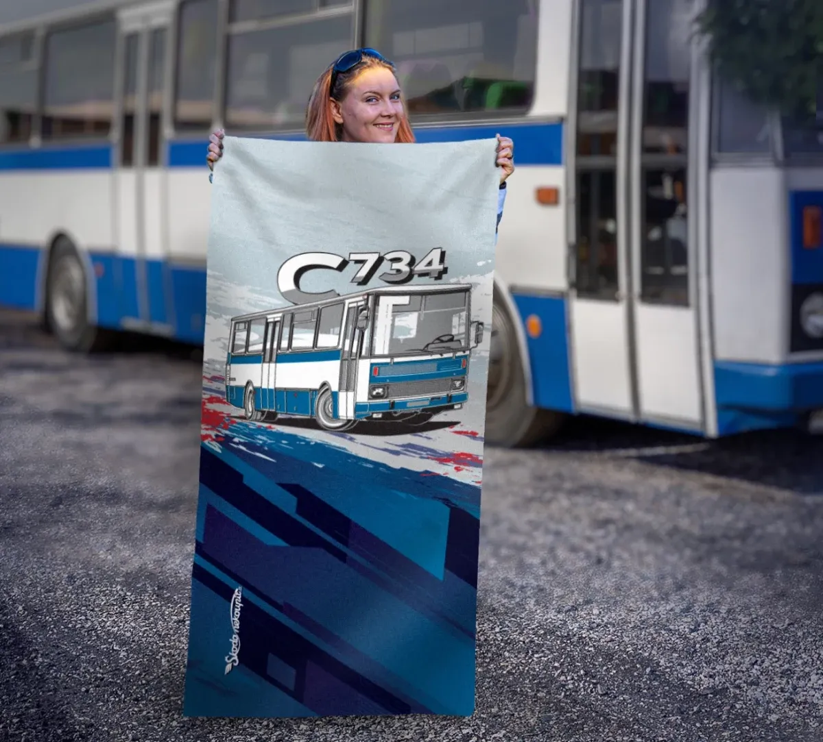 Letni zestaw prezentowy autobus C734/B731