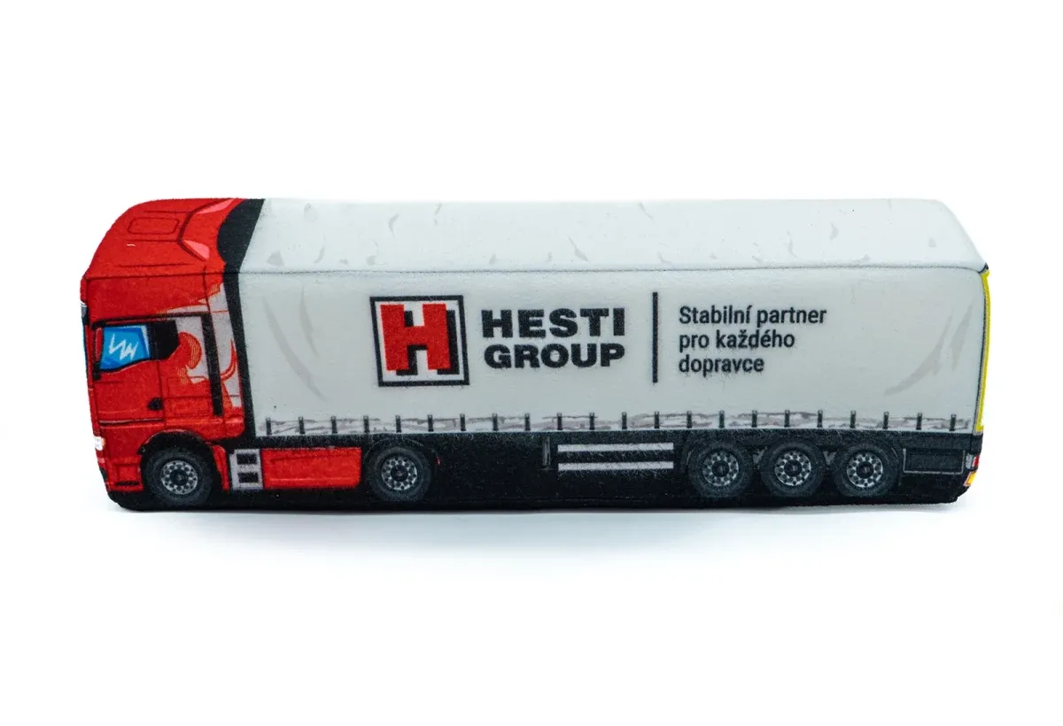 Pluszowa poduszka Ciężarówka TGX + niestandardowe logo