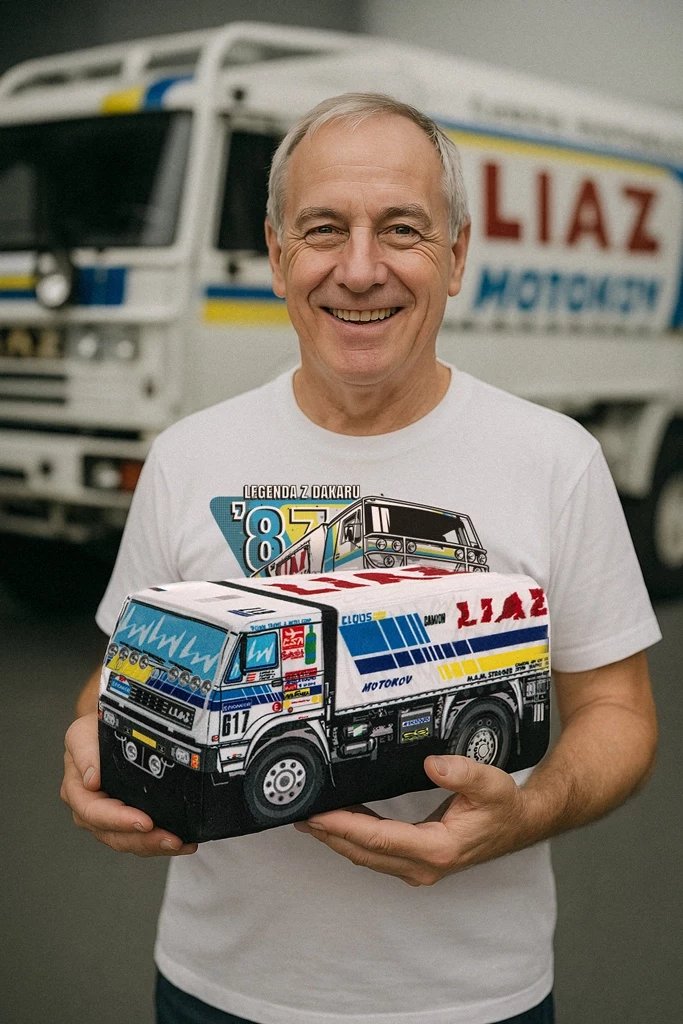 Pluszowa poduszka Liazka z Dakaru