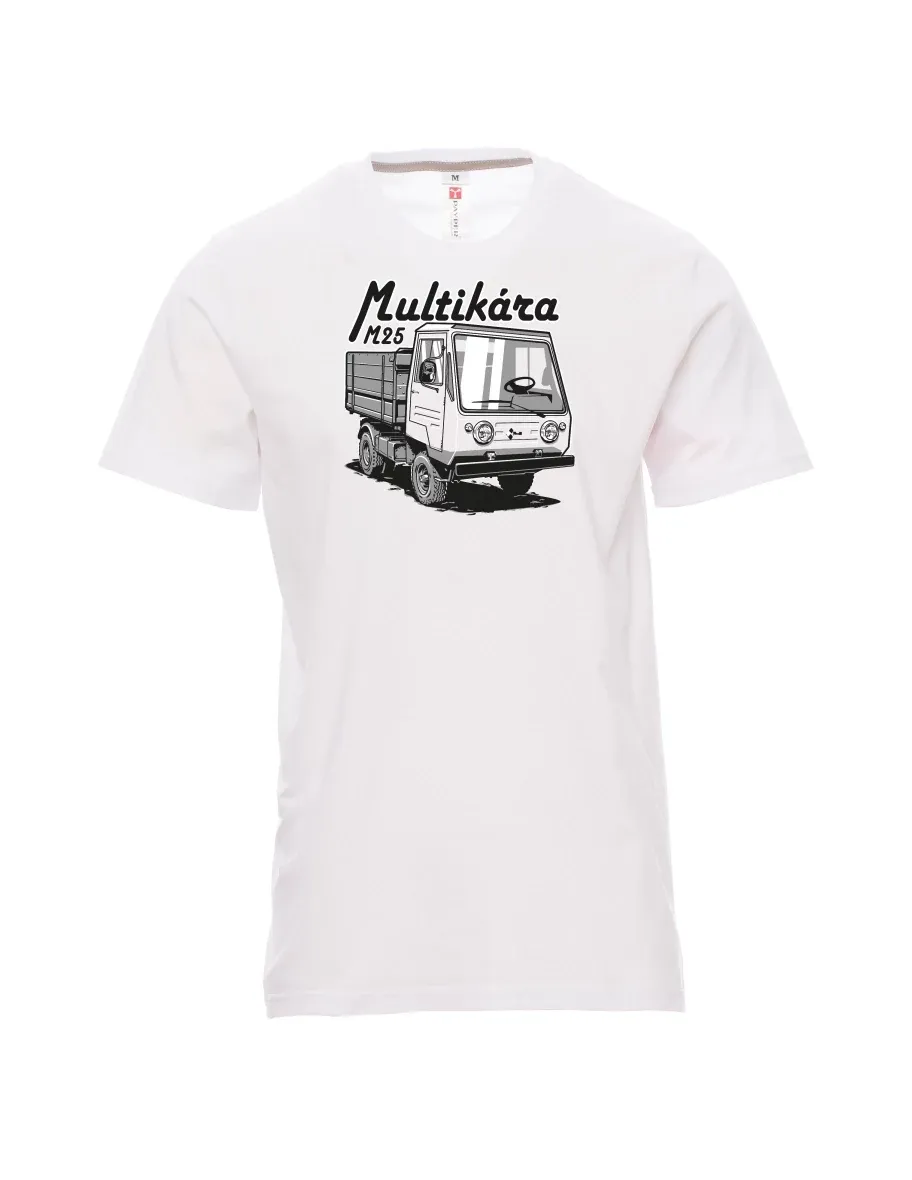 Męski t-shirt biały M25