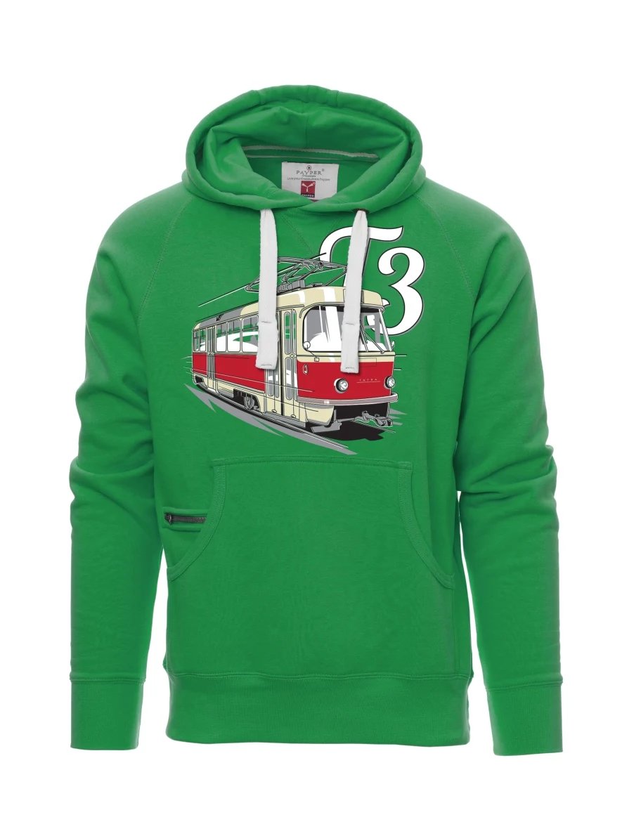 Męska bluza zielona Tramwaj T3