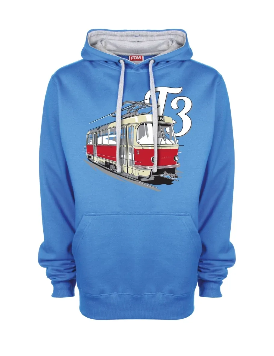 Bluza szaro-niebieska Tramwaj T3
