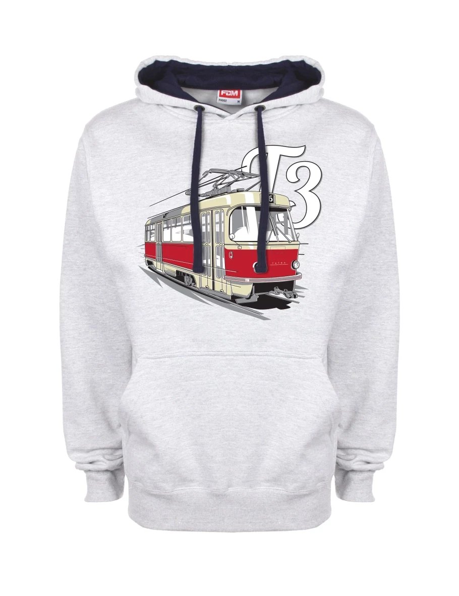 Bluza niebiesko-szara Tramwaj T3