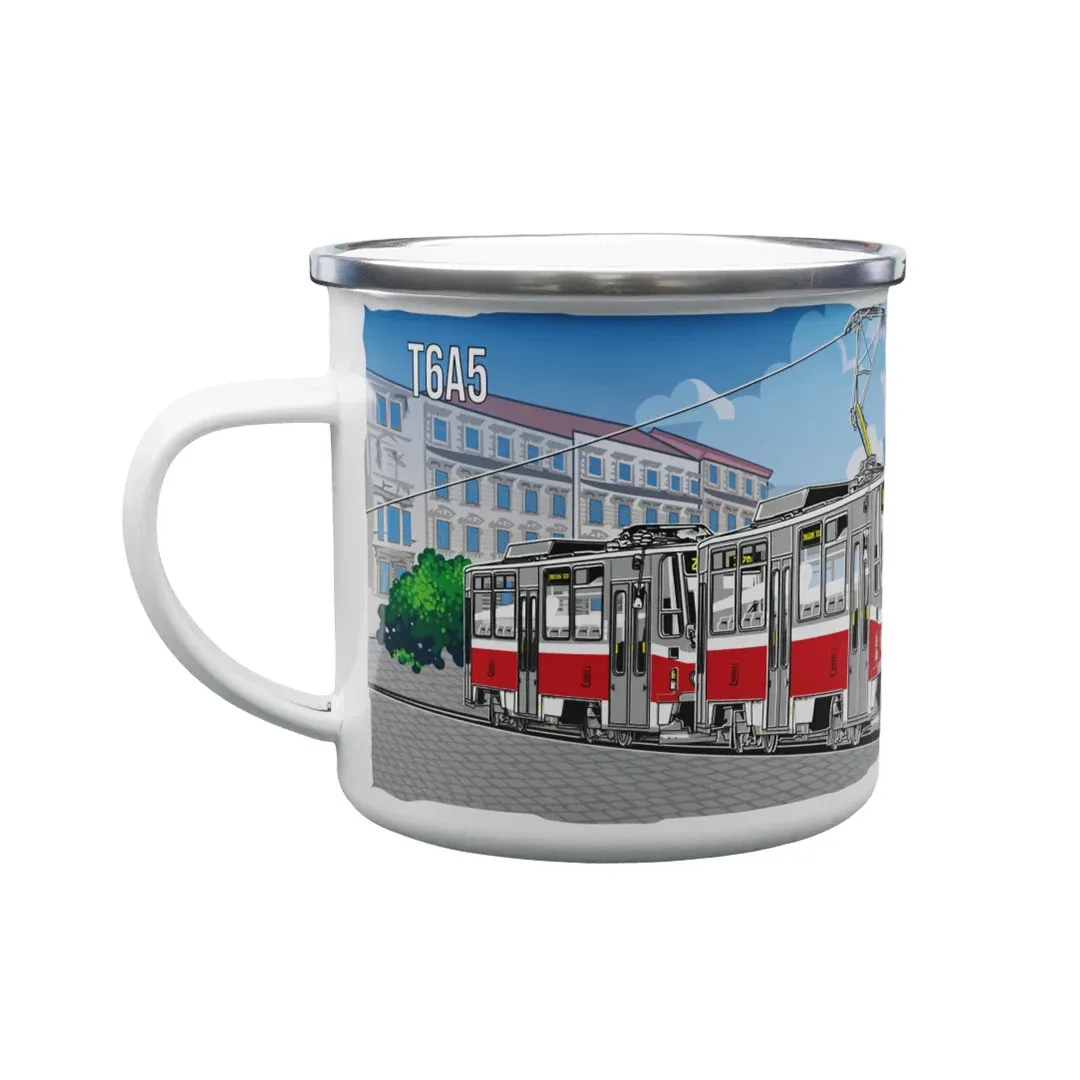 Kubek emaliowany Tramwaj T6A5 330 ml